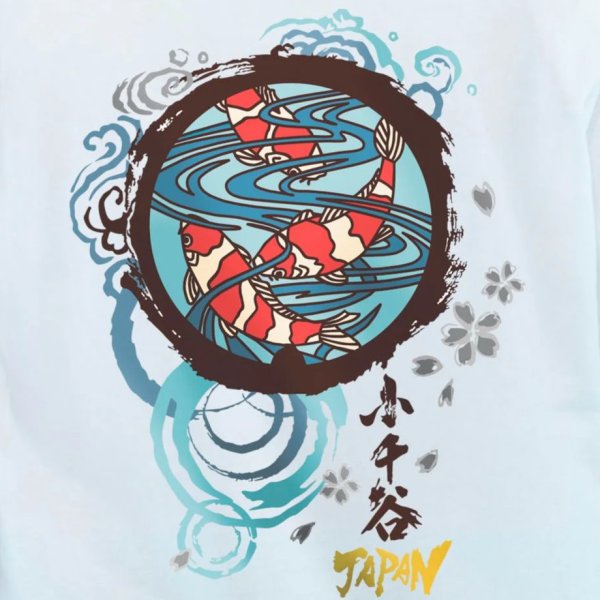画像7: 小千谷市 マンホールTシャツ（錦鯉） (7)