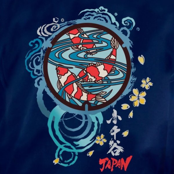 画像6: 小千谷市 マンホールTシャツ（錦鯉） (6)