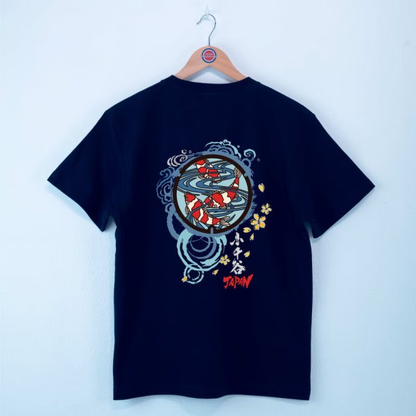 画像2: 小千谷市 マンホールTシャツ（錦鯉） (2)