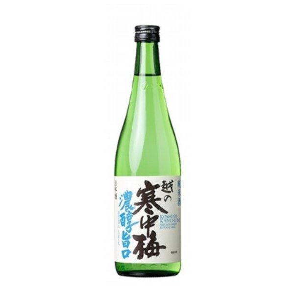 画像1: 越の寒中梅 濃醇旨口 純米酒　720ml (1)