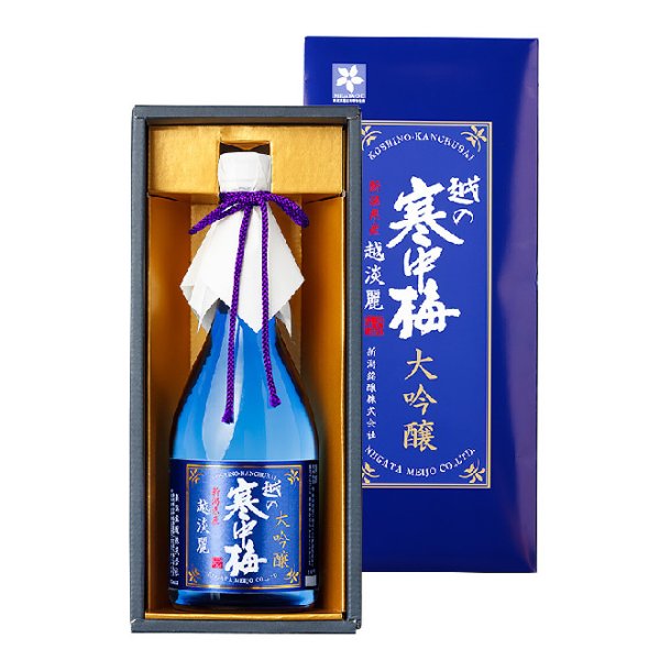 画像1: 越の寒中梅　越淡麗 大吟醸　720ml (1)