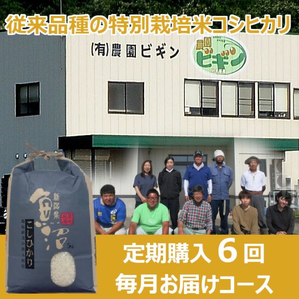 画像1: 【定期購入】農園ビギン　特別栽培米　従来品種　６回毎月お届けコース (1)